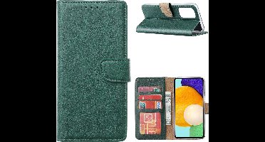 Hoesje Geschikt Voor Samsung Galaxy A53 / A53s hoesje bookcase Bruin - Hoesje Geschikt Voor Samsung Galaxy A53 wallet case portemonnee hoesje - A53 5G Hoes met Pasjeshouder cover