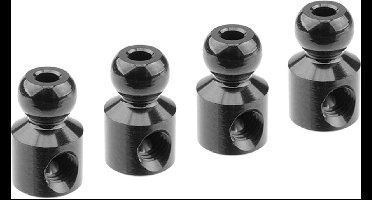 Team Corally - Ball End 4.8mm - for Anti Roll Bar - Alu. - 4 pcs
