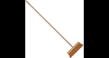 Benson Zaalveger / Zaalbezem Cocos - 30 cm.(Inclusief 150cm. Steel)