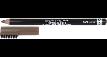 Rimmel Brow This Way Professional Wenkbrauwpotlood - 003 Blonde