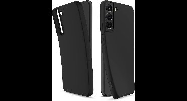 Hoesje Geschikt Voor Samsung Galaxy S22 Plus Siliconen Hoesje Back Cover Zwart - Back Cover hoesje Hoesje Geschikt Voor Samsung Galaxy S22 Plus - Hoesje Geschikt Voor Samsung Galaxy S22 Plus hoesje Siliconen cover