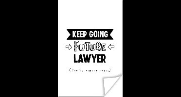 Poster Quote - Advocaat - Studeren - 20x30 cm