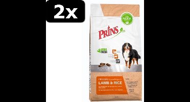 2x PRINS LAM/RIJST 15KG