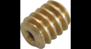 Messing Microwormwiel Module 0.2 S8 (Ø x l) 2.8 mm x 3.5 mm 1 stuk(s)