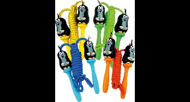 4 stuks Bino Springtouwen de kleine Mol Junior 220 Cm Hout