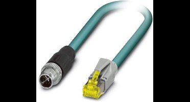 Phoenix Contact 1407472 tussenstuk voor kabels M12 RJ-45 Blauw