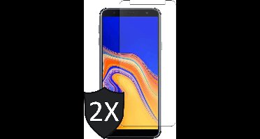 Screenprotector geschikt voor Samsung J4 Plus / J6 Plus - Screen Protector Glas - 2 Stuks