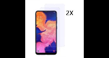 Ntech 2 Stuks Screenprotector Tempered Glass voor Screenprotector Geschikt voor Samsung Galaxy A10
