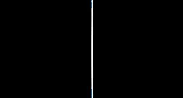 Vikan Aluminium Steel - 146cm - Ø 25mm - Blauw