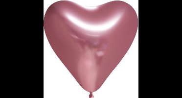 Ballonnen Chrome harten Pink (6 stuks)
