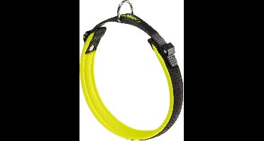Ferplast Hondenhalsband Ergocomfort Fluo 43/51 Cm Zwart/geel