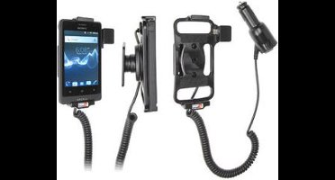 Brodit actieve houder met laadkabel voor Sony Xperia Go