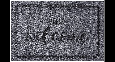 MD Entree - Deurmat - Schoonloopmat - Ambiance - Hello Welcome - 50 x 75 cm