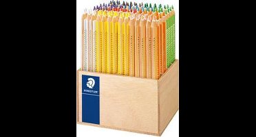 STAEDTLER Noris jumbo driehoekig kleurpotlood, 112-delig display