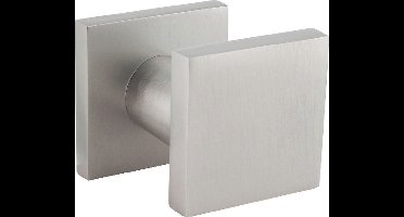 Intersteel Voordeurknop vierkant 58x58mm éénzijdige montage aluminium