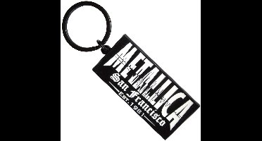 Metallica - Quake Sleutelhanger - Zwart/Wit