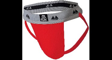 MM Sports Original Edition Swimmer/Jogger Jockstrap 2 inch Red - MAAT XXL - Heren Ondergoed - Jockstrap voor Man - Mannen Jock