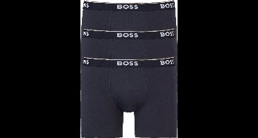 BOSS Boxershorts Power 3-Pack Donkerblauw 480 - Maat L - Heren