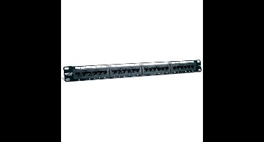 24-port Cat6 Unshielded Patch Panel
