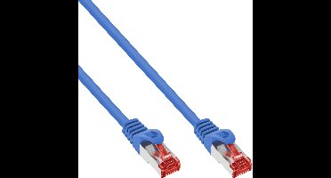 InLine® Patch Cable S/FTP PiMF Cat.6 250MHz PVC CCA blue 1.5m