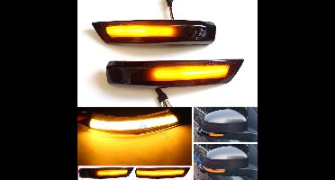 Dynamische Led Knipperlichten voor Ford Focus Mk2 Mk3 Mondeo Mk4 2010 t/m 2014 Spiegel