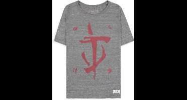 Doom - Demon Dames T-shirt - L - Grijs