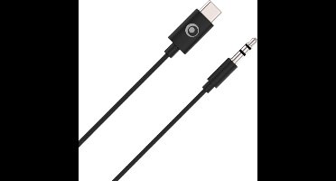 Bigben Connected, Jack 3,5 mm naar USB-C audio-adapter, Zwart