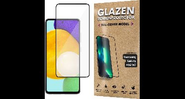 Screenprotector - Geschikt voor Samsung Galaxy A52 5G - Gehard Glas - Full Cover Tempered Glass - Case Friendly