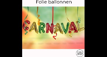 Design407.nl - Folie ballonnen Carnaval - Rood Geel Groen - Carnaval - Vastelaovend - Carnaval decoratie - Carnaval accessoires - Carnaval versiering - Limburg - Ballon - Folieballon