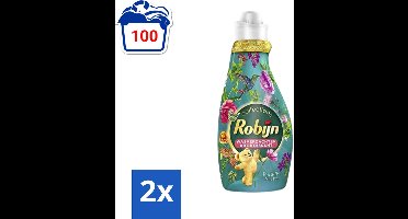 Robijn Collections - Wasverzachter - Paradise Secret - 1,25L - 50 Wasbeurten - Voordeelverpakking - 2 stuks