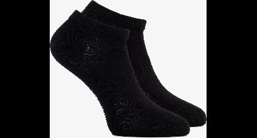 2 paar bamboe sneakersokken zwart - Maat 35/38