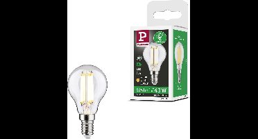 Eco-Line Filament 230 V LED-kogellamp E14 Set van 1 82 mm 525lm 2,5W 3000K Helder