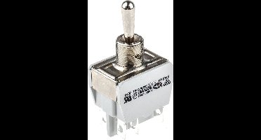 APEM 649H/2 649H/2 Tuimelschakelaar 250 V/AC 10 A 2x aan/uit/aan Continu/0/continu 1 stuk(s)