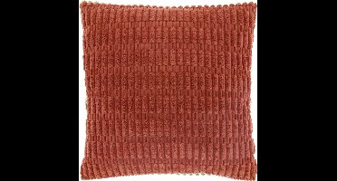 CEDRO - Sierkussen - 45x45 cm - Ribmotief - Redwood