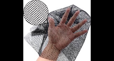 Netstof voor Haar weave Hair weaving stoffen mesh rekbaar stoffen stof vlechten verbergen weft vastnaaien aan haar vlecht verstreken gaatjes stof afmeting 30 X 65
