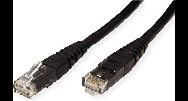 ROLINE Patchkabel Cat.6 UTP (Class E), zwart, 3 m