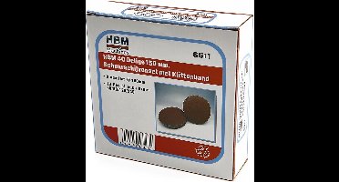 HBM 40 Delige 150 mm. Velcro Schuurschijvenset met Klittenband