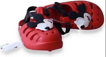 Mickey Mouse Jongens Clog | Rood | Maat: 27