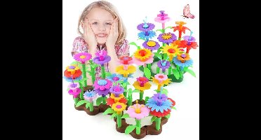 Joyage Bloemen fijne motoriek speelgoed - 222 stuks - Open ended speelgoed Meisjes - Kleuter speelgoed 4 jaar - Montessori Speelgoed 7 jaar Meisjes speelgoed 6 jaar cadeau meisje - Jongens Speelgoed 5 Jaar Sensorisch speelgoed 3 jaar Kinderspeelgoed