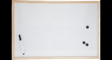 Memo Bord Magnetisch Wit-nature 60x40cm