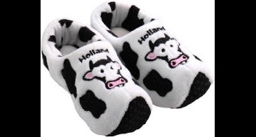 Nijhuis Klomppantoffel Unisex - Zwart/Wit - Maat 20-24