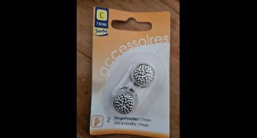 2 stuks vingerhoed op blister. 17mm. Sorbo