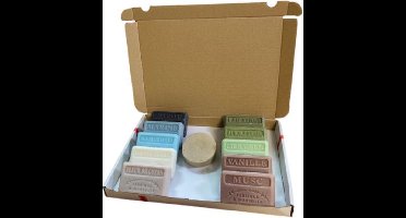 XL Cadeau pakket franse zeep savon de marseille + shampoo bar