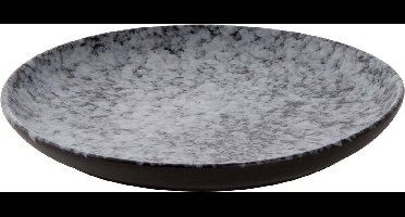 Palmer Bord Rocks 21 cm Zwart Grijs Porselein 1 stuk(s)