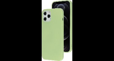 Mobiparts hoesje geschikt voor de Apple iPhone 12 Pro Max - Siliconen - Groen