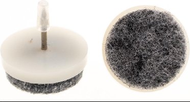 Verlofix Viltnagel Diameter 20mm Nylon Wit 4stuks