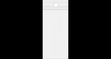 Gripzakken met Ophanggat 6,5x30,5cm50 Micron (100 stuks) | gripzak