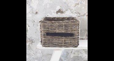Rotan Opbergmand - Stoer & Landelijk - Rechthoekig - Groot - Het Mandenhuys