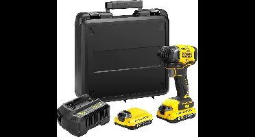 Stanley SFMCF810D2K FATMAX® V20 Accu slagschroevendraaier 170Nm Brushless 18V 2.0Ah in koffer