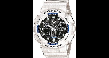 Casio G-Shock GA-100B-7AER Herenhorloge 51 mm - Wit